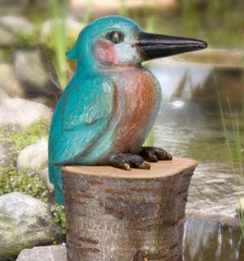 Bronzefigur Eisvogel von Atelier Strassacker
