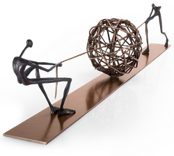 Bronzefigur Tangle von Losada-Casanova