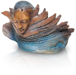 Bronzefigur Tag und Nacht von Maria-Luise Bodirsky