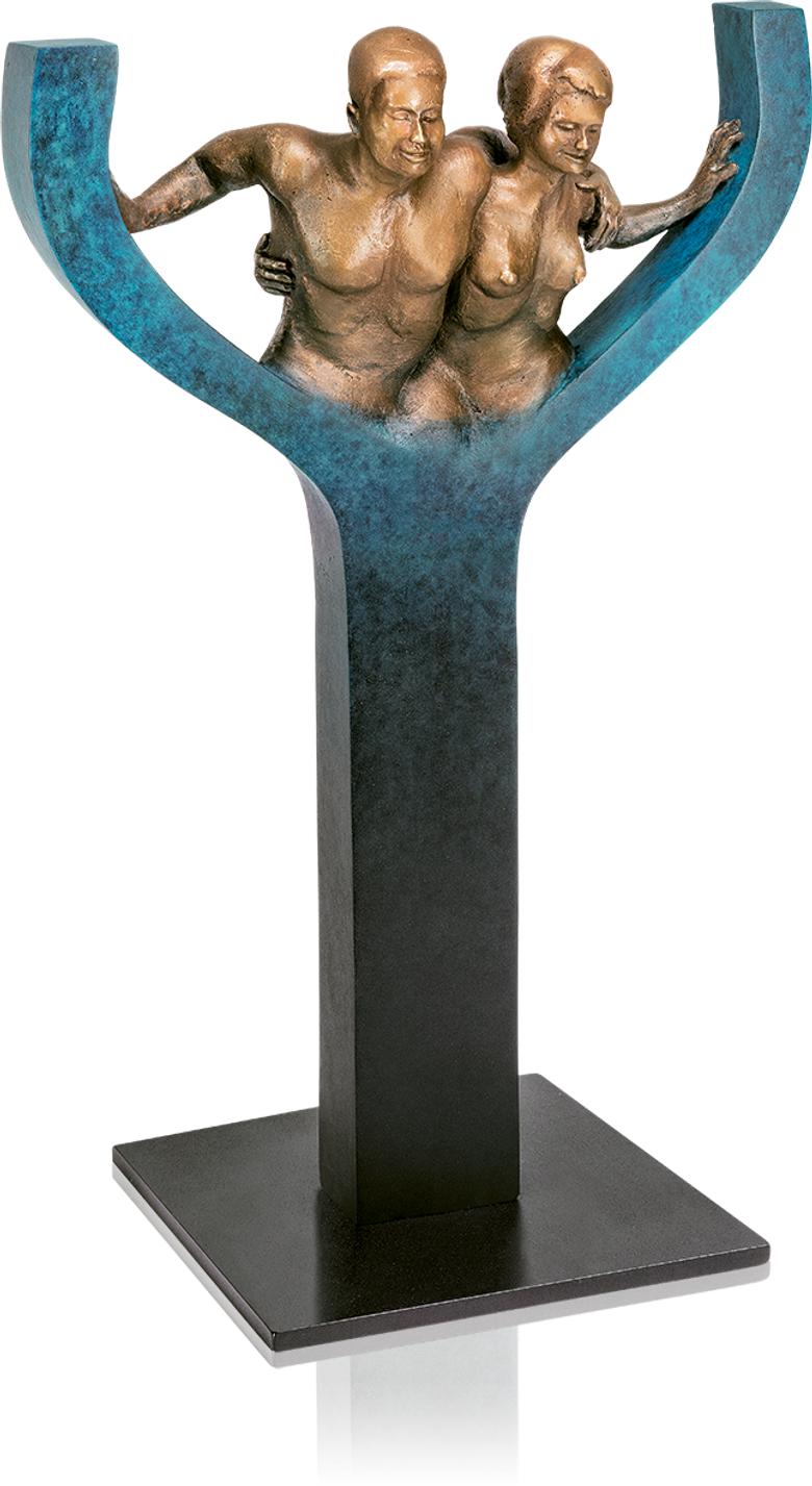 Bronzefigur Together von Annie Jungers