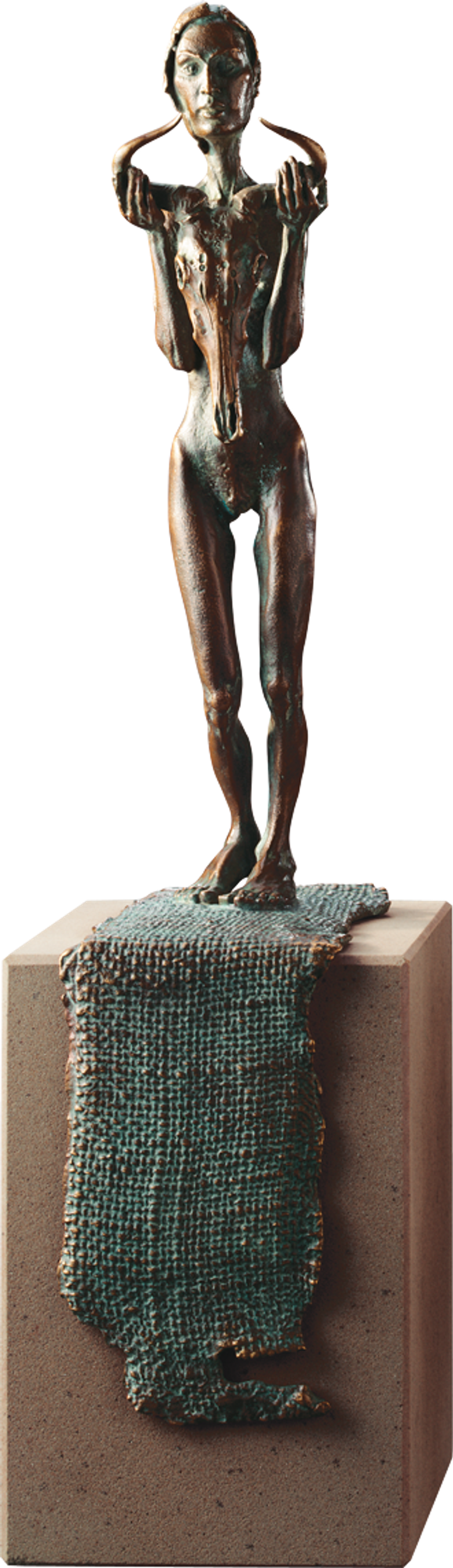 Bronzefigur Die Wüstenkönigin von Woytek