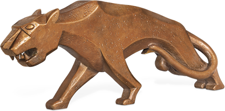 Bronzefigur Panther von Heinz Rupp