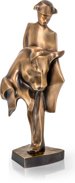 Bronzefigur Stierkampf von Robert Simon