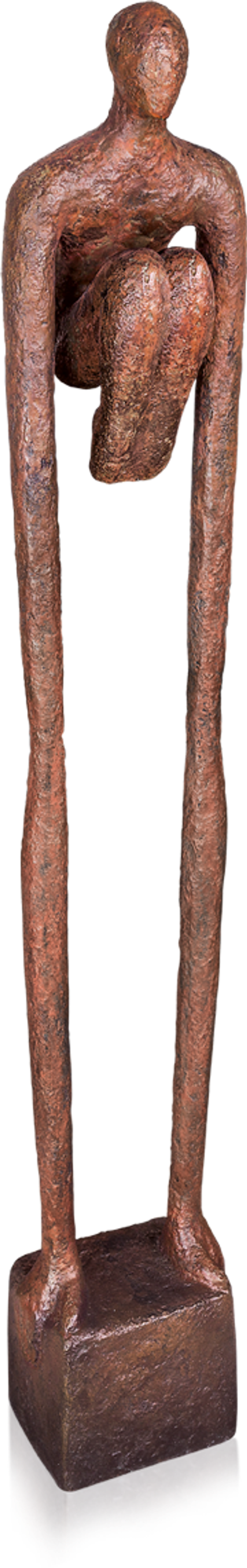 Bronzefigur Unbewegter Sprung von Andrea Kraft