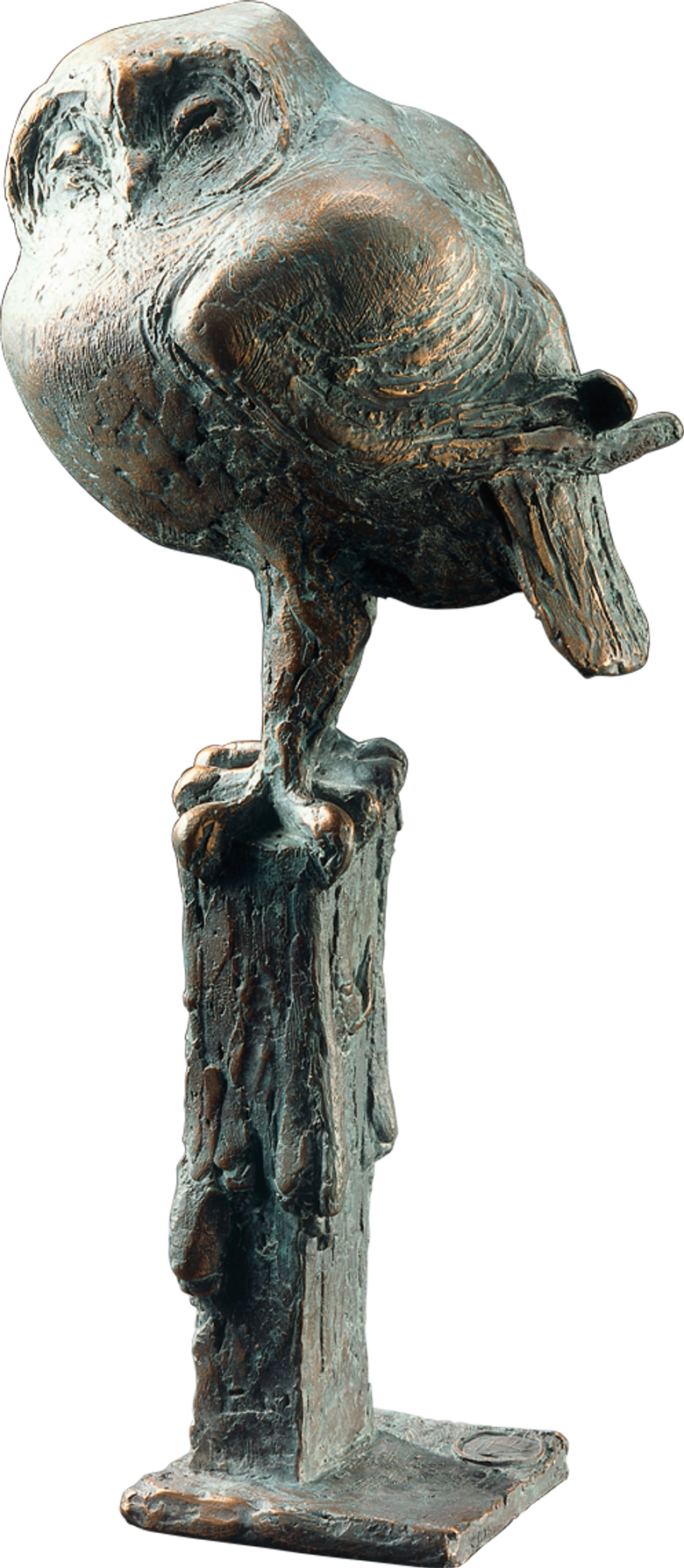 Bronzefigur Eule von Hans Nübold