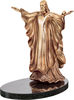 Bronzefigur Christkönig von Ernst Fuchs