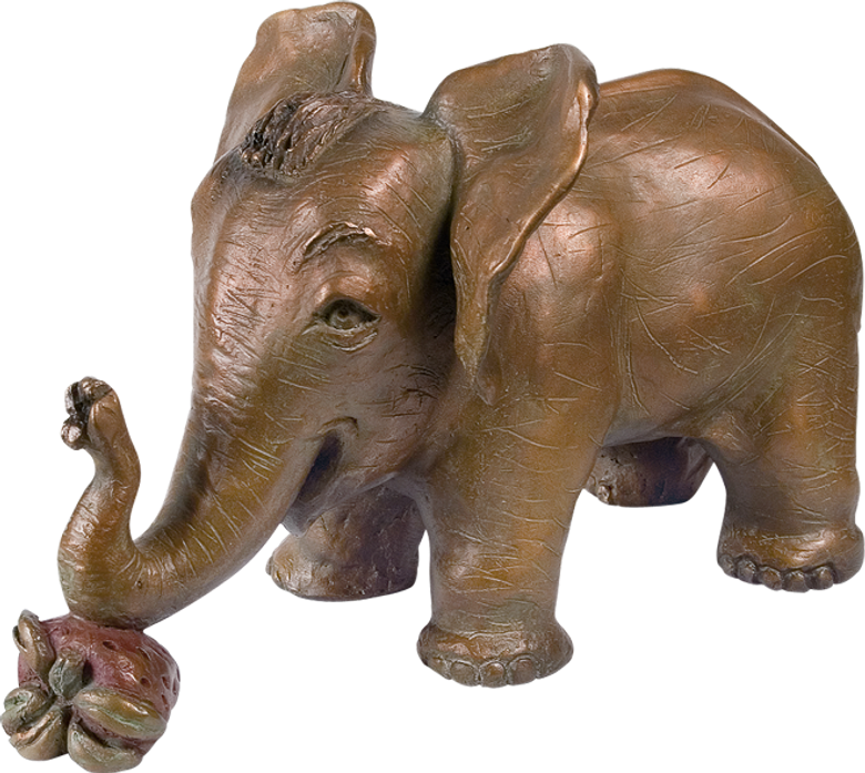 Bronzefigur Verwunschene Erdbeerprinzessin von Iti Janz