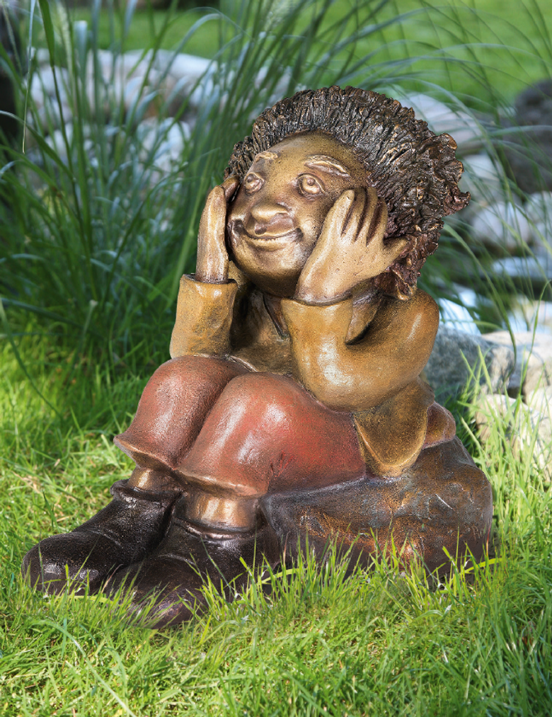 Bronzefigur Philipp, der Denker von Catherine Boulogne