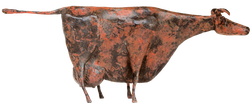 Bronzefigur Kuh von Hermann Schwahn
