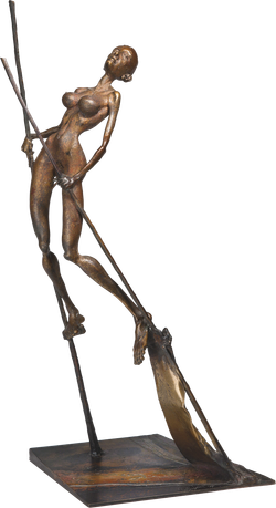 Bronzefigur Die Königin von Woytek