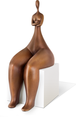 Bronzefigur Adagio von Marie-Madeleine Gautier