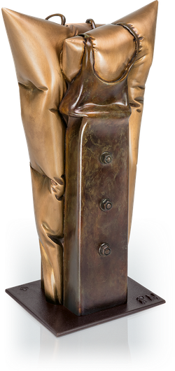 Bronzefigur Corsage von Felix Haspel