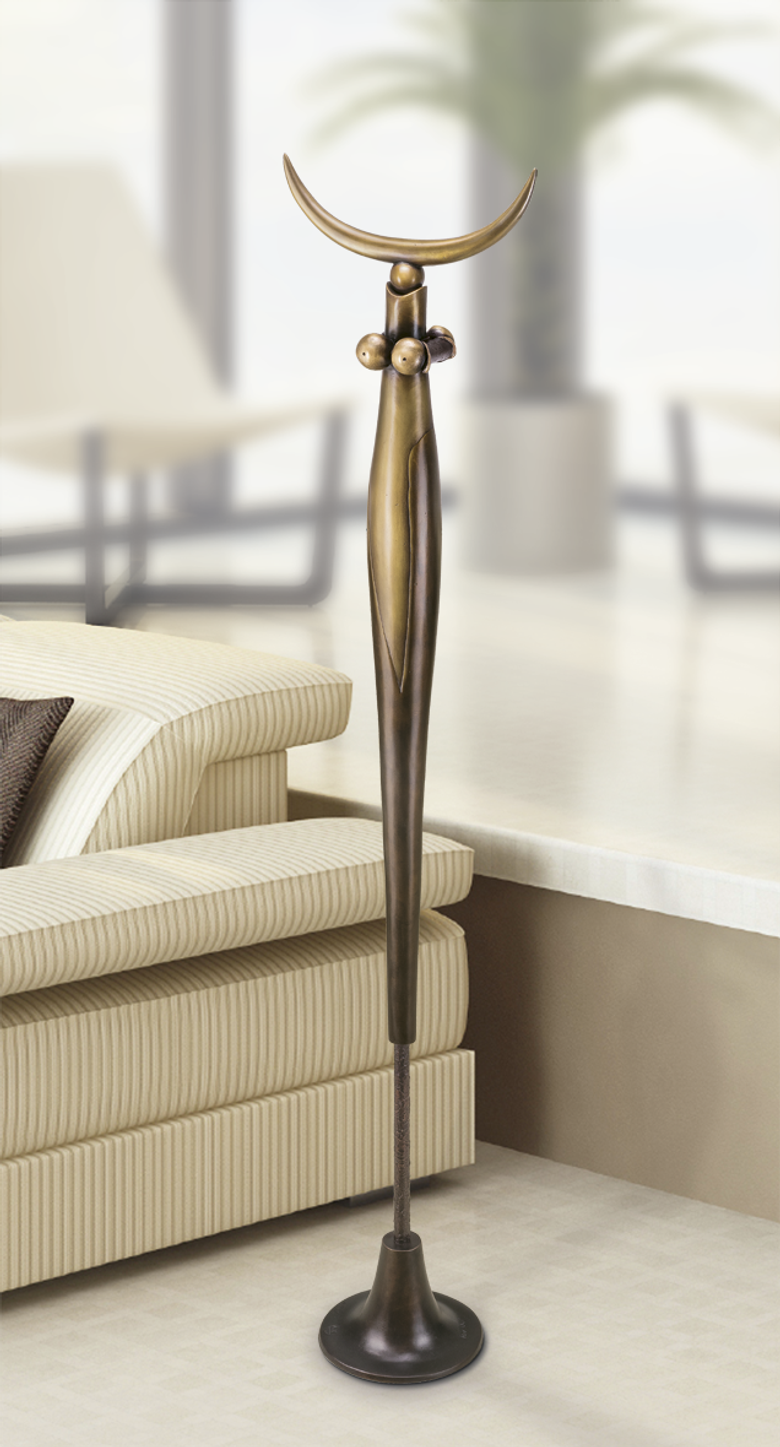 Bronzefigur Große Mondsichelstele von Paul Wunderlich