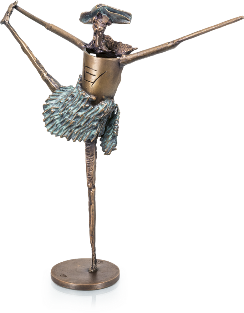 Bronzefigur Tänzerin von Ulrich Barnickel
