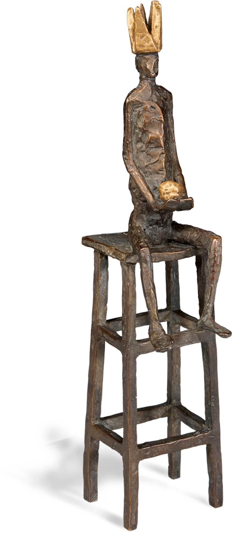 Bronzefigur Kleiner König von Marianne Mostert