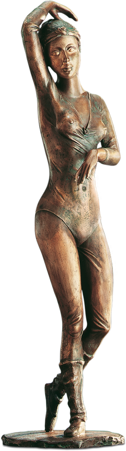 Bronzefigur Kleine Ballerina von Erwin A. Schinzel