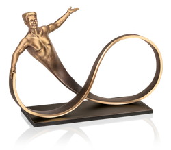 Bronzefigur Infinity von Annie Jungers