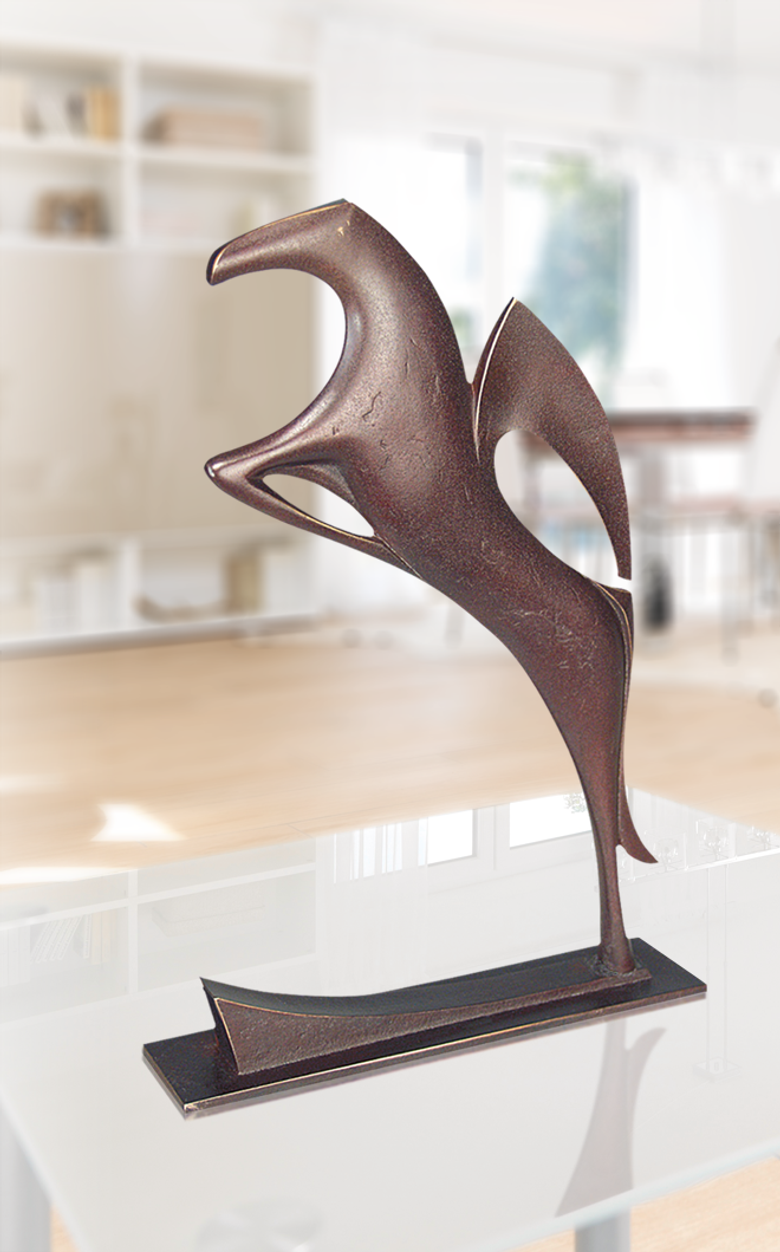 Bronzefigur Pegasus von Torsten Mücke