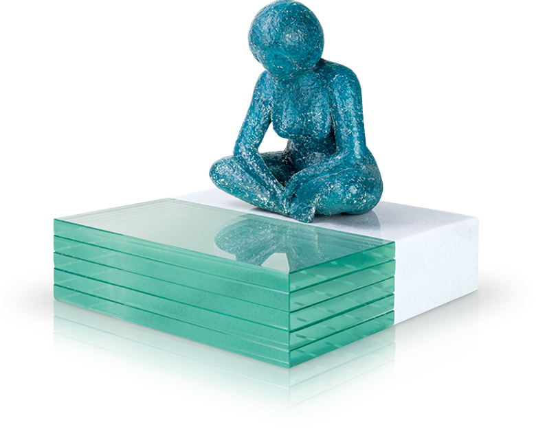 Bronzefigur Lake Tranquility von Salicath Jamali