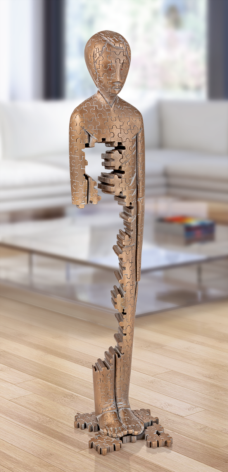 Bronzefigur «Zerbrechlich» von Ivan Lardschneider