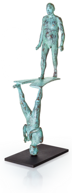 Bronzefigur Richtung ändern von Adelbert Heil