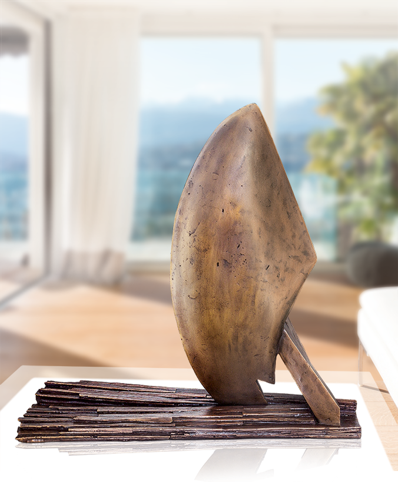 Bronzefigur Aufbruch von Kay Winkler