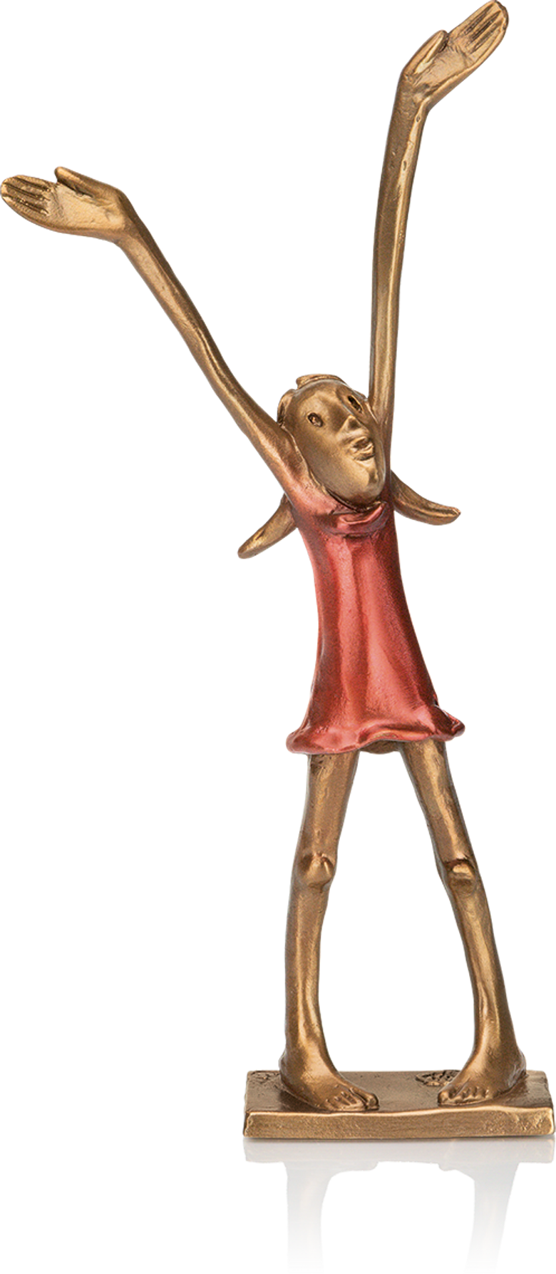 Bronzefigur »Jubelnde« von Kurtfritz Handel