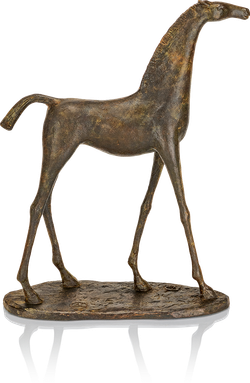 Bronzefigur «Pferd» von Serge Perrot