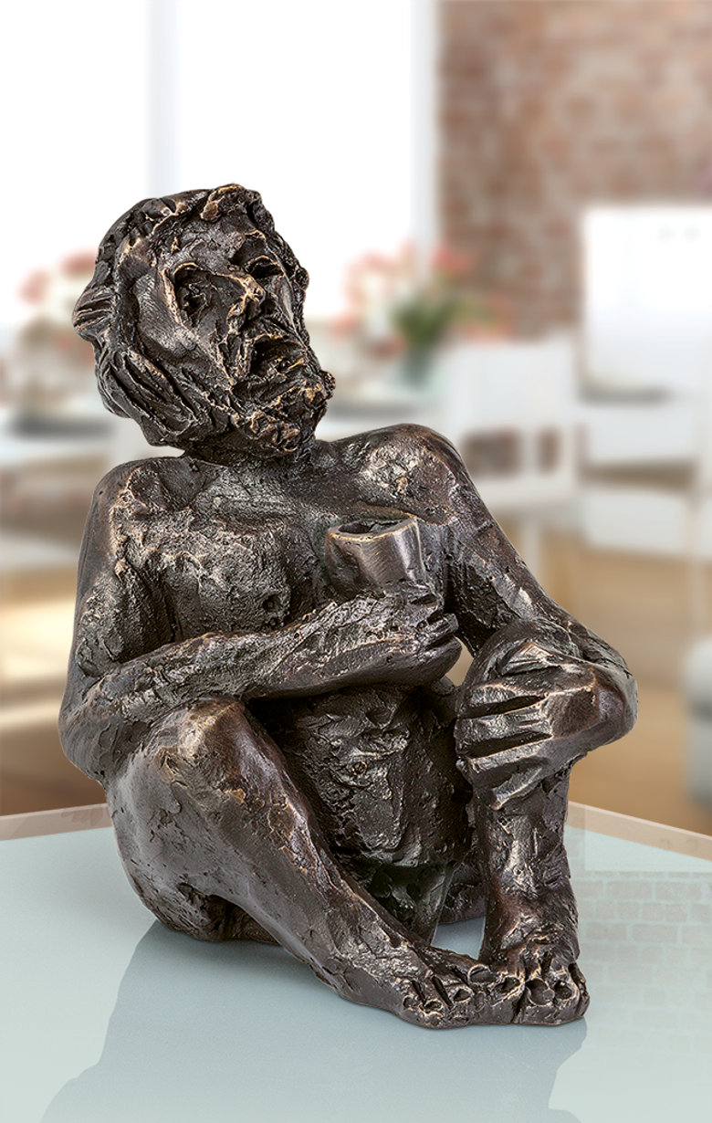 Bronzeskulptur-Bacchus