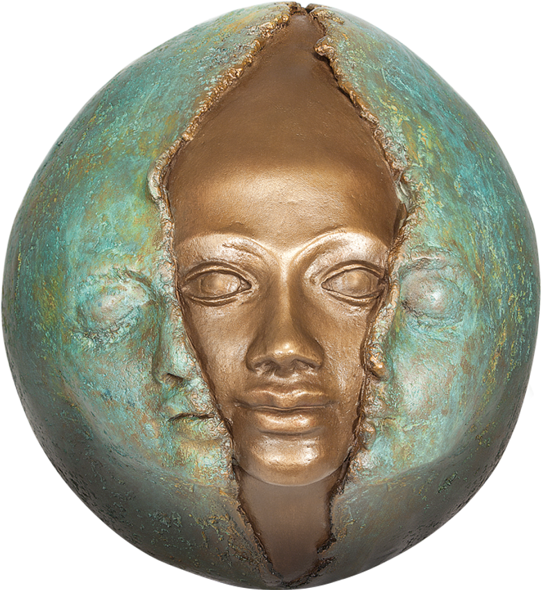 Bronzefigur Metamorphose von Maria-Luise Bodirsky