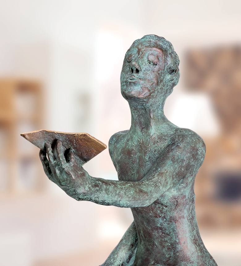 Bronzefigur Jasons Sohn von Anna K. Kleeberg