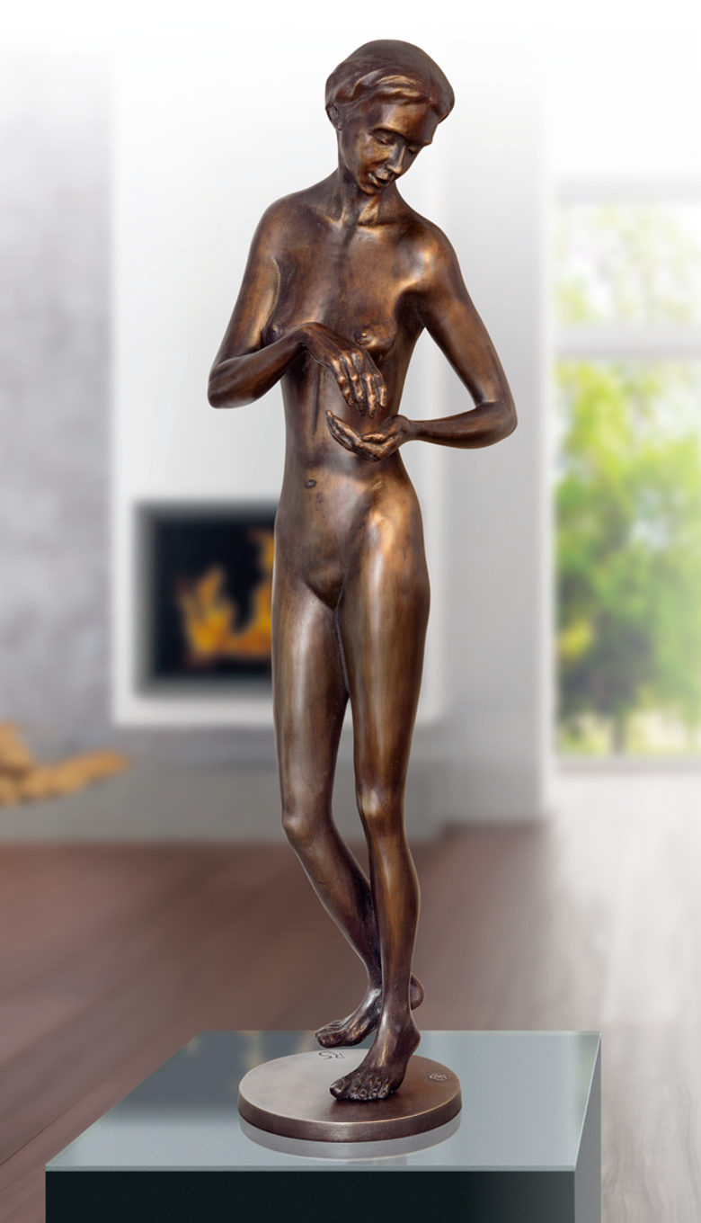 Bronzefigur Hinwendung von Rüdiger Schwenk