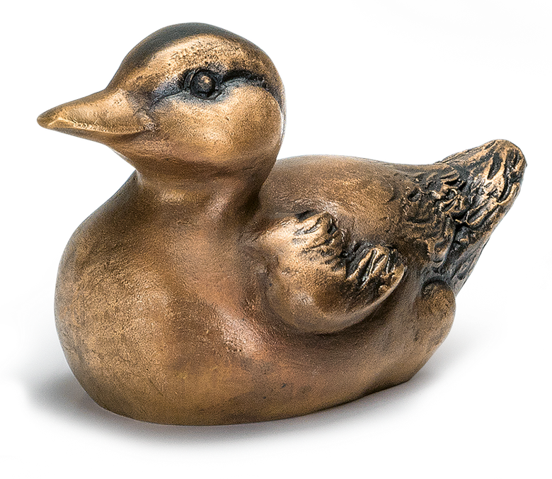 Bronzeskulptur Küken