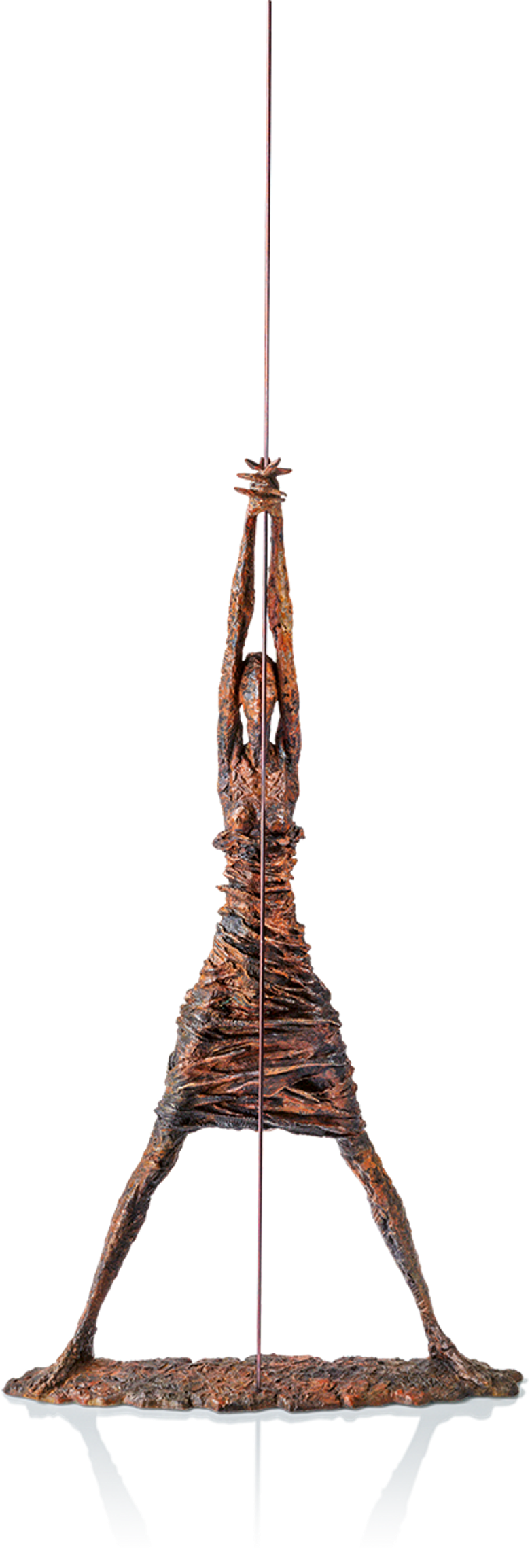 Bronzefigur »Afrikanerin mit Speer« von Vitali Safronov