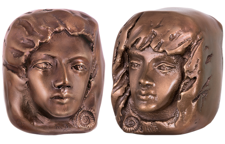 Bronzefigur Set Wegbegleiter I von Maria-Luise Bodirsky