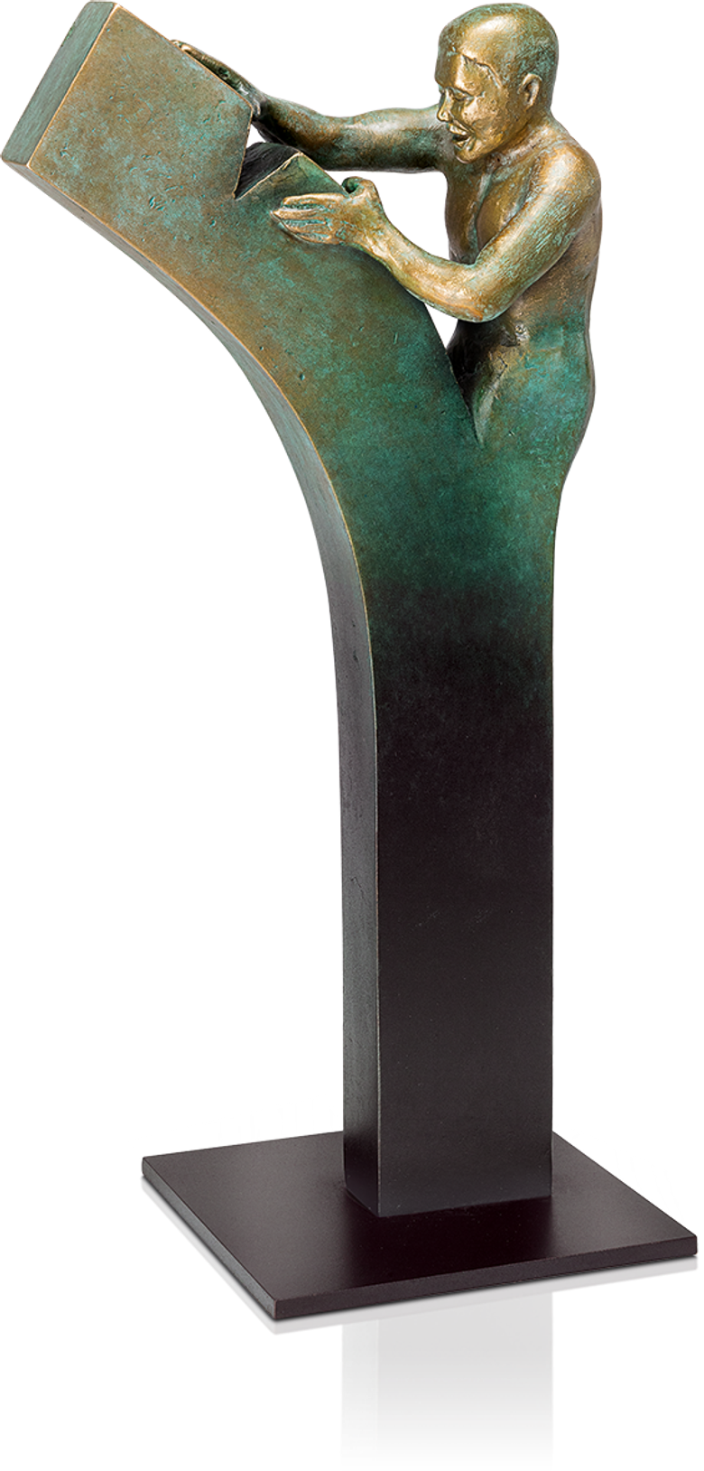 Bronzefigur Nichts ist unmöglich von Jungers