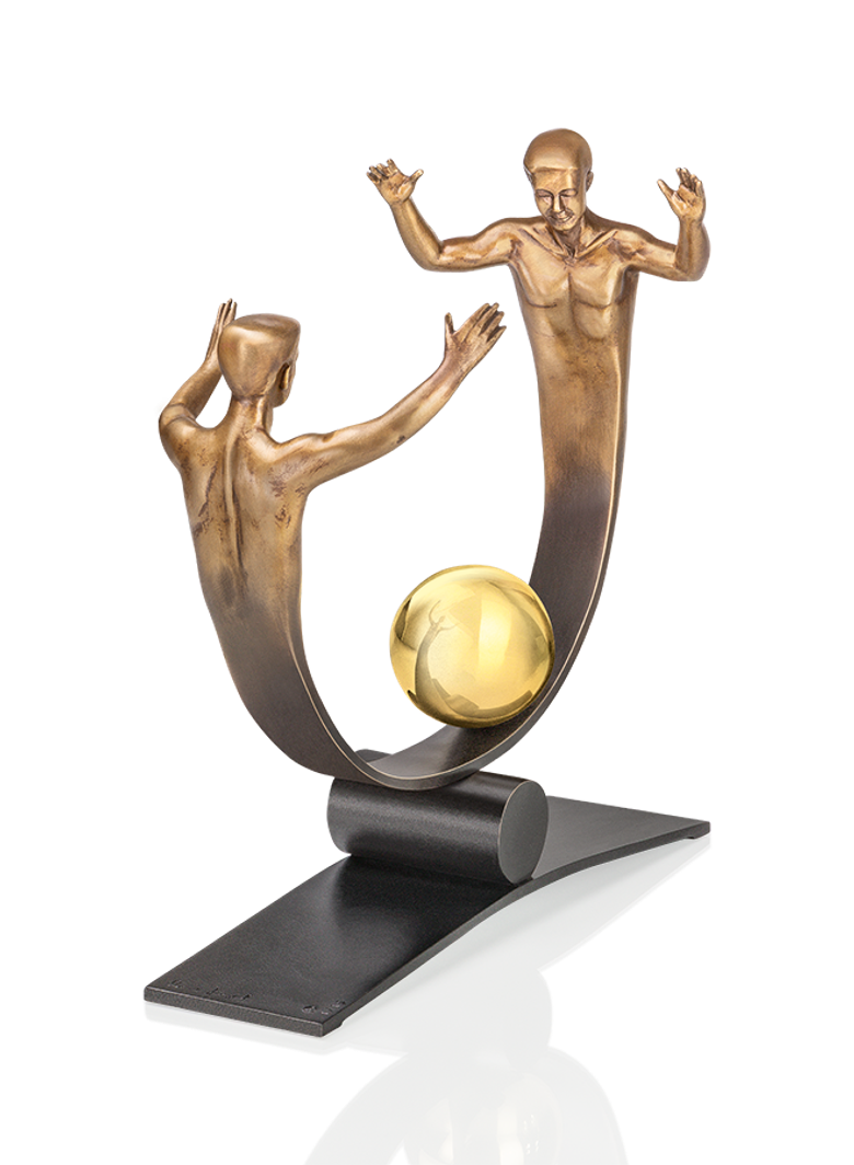 Bronzefigur «Balance» von Annie Jungers