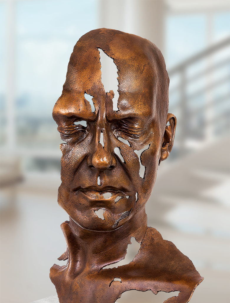 Bronzefigur Fragment II von Jamie Salmon