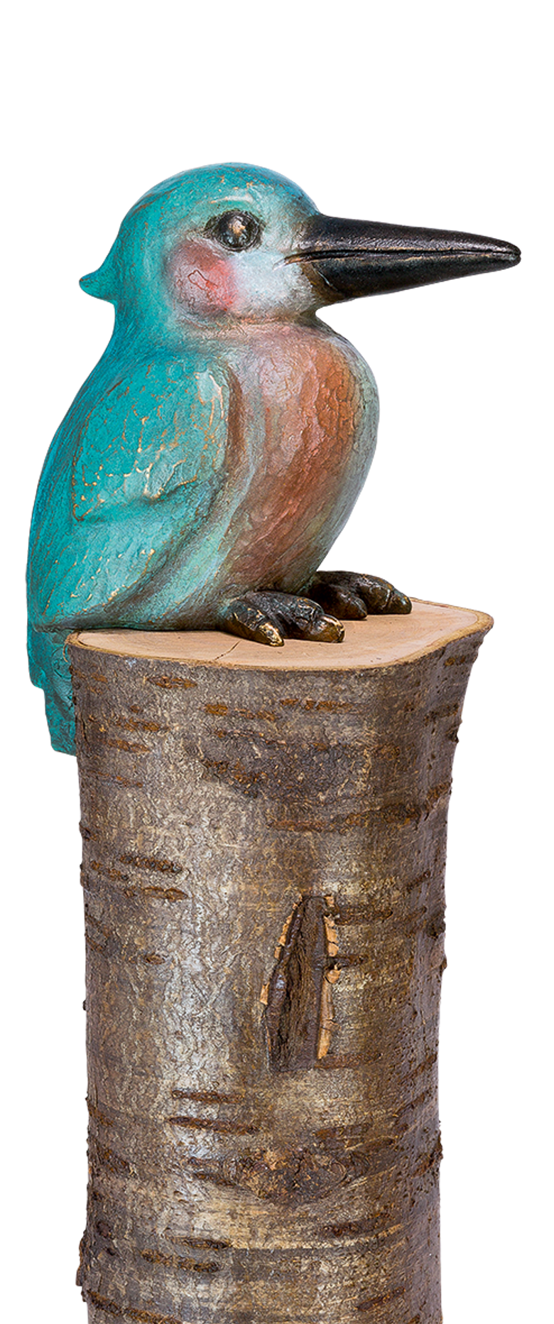 Bronzefigur Eisvogel von Atelier Strassacker