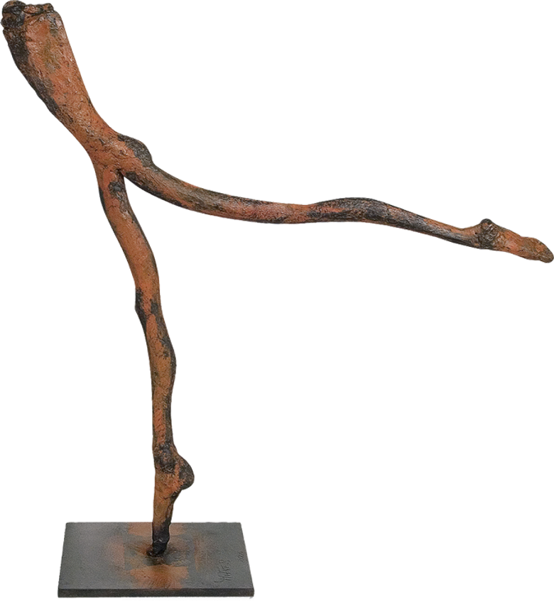 Bronzefigur Nichts ist nichts von Birgitt Mattes