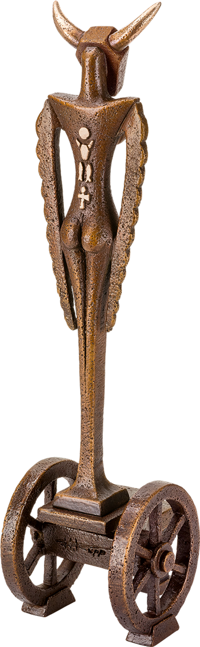 Bronzefigur Stiergöttin von Heinz Rupp