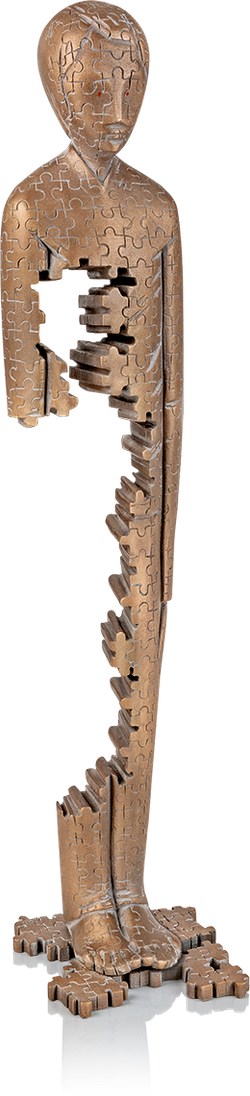 Bronzefigur «Zerbrechlich» von Ivan Lardschneider