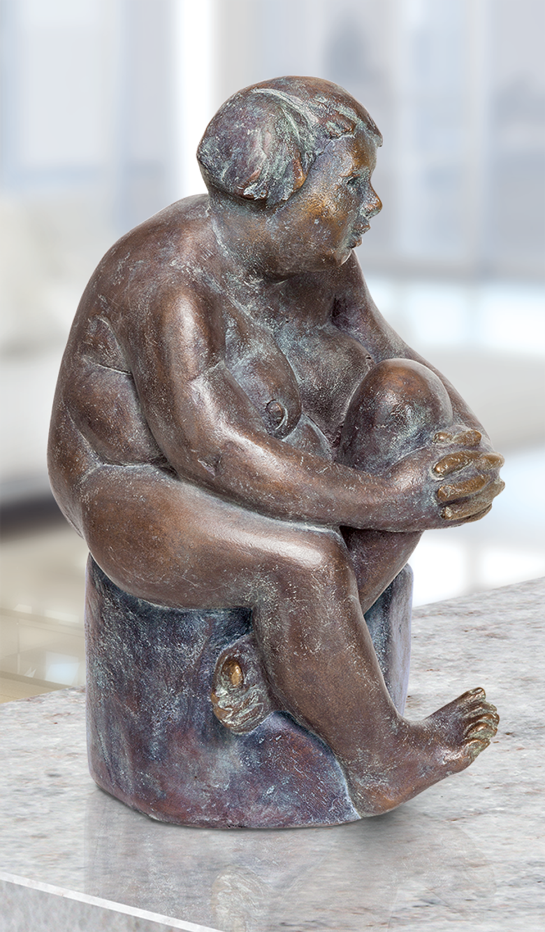 Bronzefigur Susanna von Friedhelm Zilly