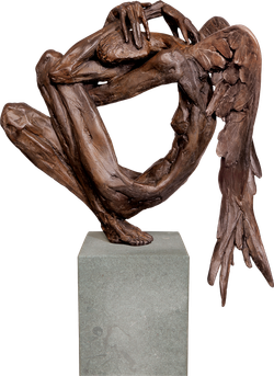 Bronzefigur Engel von Vitali Safronov