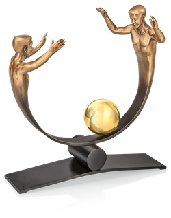 Bronzefigur Balance von Annie Jungers