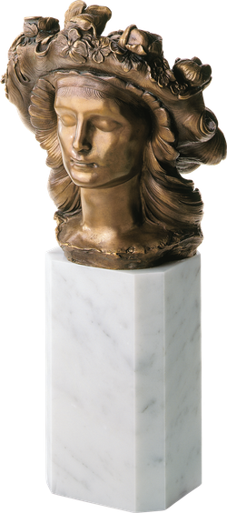 Bronzefigur Flora von Ernst Fuchs