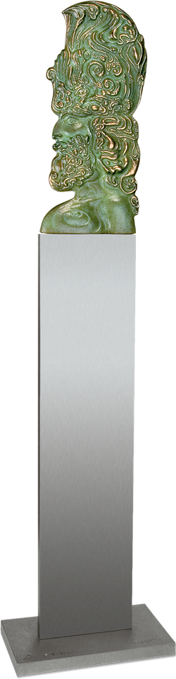 Bronzefigur Cherub, Tischvariante von Ernst Fuchs