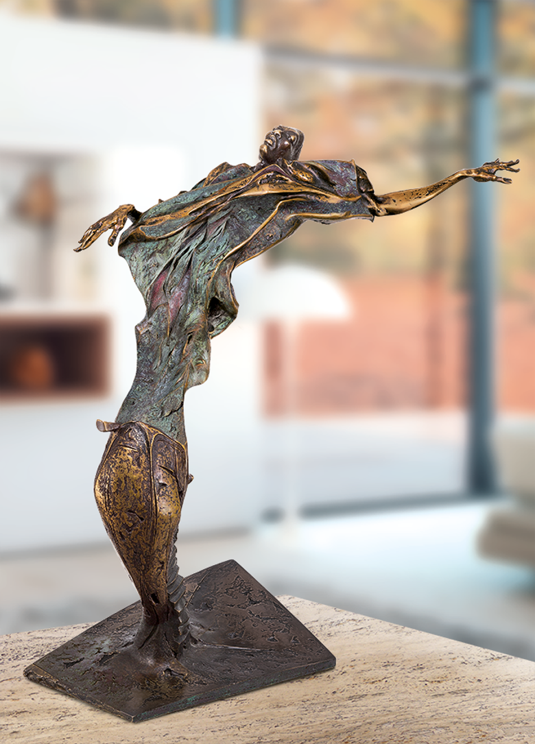 Bronzefigur Herbst von Woytek