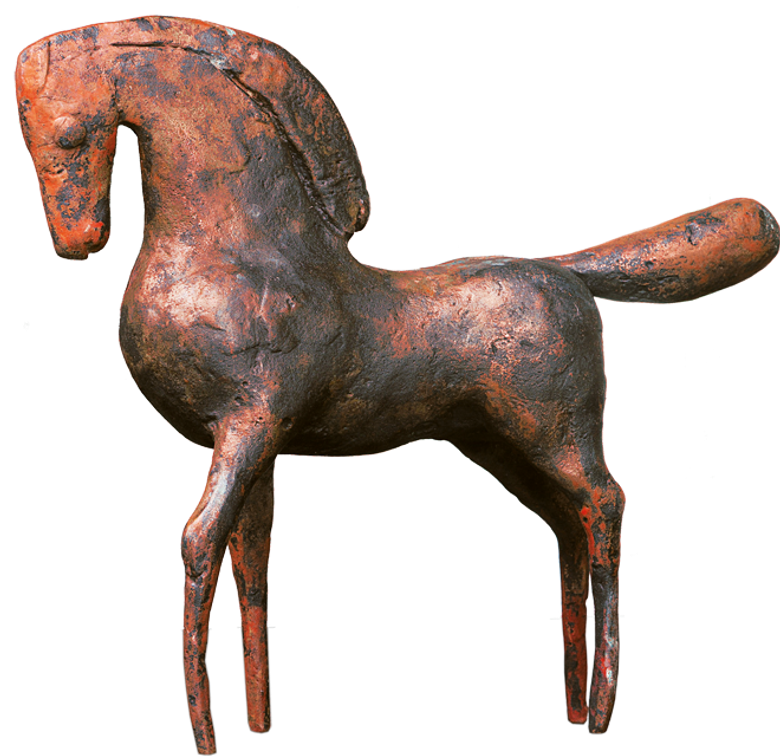 Bronzefigur Pferd von Hermann Schwahn