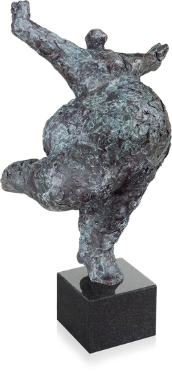 Bronzefigur Balance 28 von Wim Heesakkers